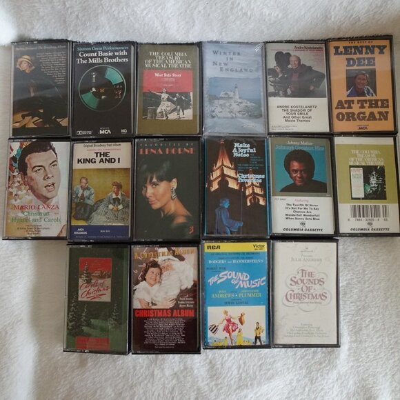 Lot Of 16 Music Cassette Tapes Mixed Bundle Easy Listening Streisand Mathis Xmas - Picture 6 of 9